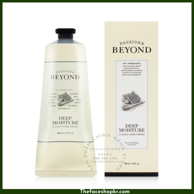 Kem Dưỡng Da Tay Cung Cấp Độ Ẩm Sâu Chiết Xuất Mật Ong Olive BEYOND Classic Hand Cream Deep Moisture 100ml