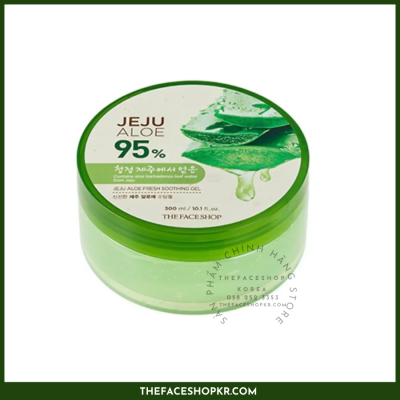 Gel dưỡng nha đam đa năng Jeju Aloe 95% Fresh Soothing Gel The Face Shop (300ml)