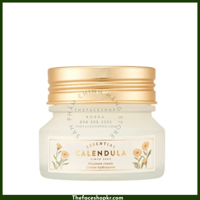Kem Dưỡng Làm Dịu Da THEFACESHOP CALENDULA ESSENTIAL MOISTURE CREAM 50ml