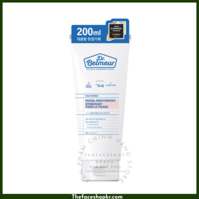 [200ML] Sữa Dưỡng Làm Dịu Da Chăm Sóc Cho Làn Da Nhạy Cảm Dr.Belmeur Daily Repair Facial Moisturizer