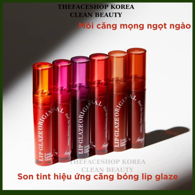 [FMGT] Son Tint Hiệu Ứng Bóng Mượt Môi THE FACE SHOP Lip Glaze 5g