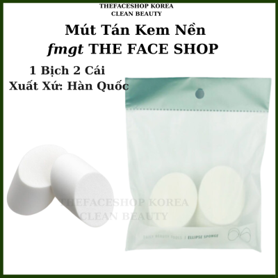 Mút Đánh Kem Nền THEFACESHOP DAILY BEAUTY TOOLS ELLIPSE PUFF (2pcs)