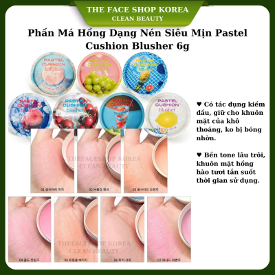 Phấn Má Hồng Dạng Nén Pastel Cushion Blusher 6g