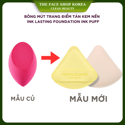 Mút Tán Kem Nền Trang Điểm TheFaceShop  INK LASTING PUFF