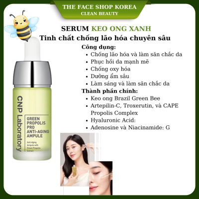Tinh chất Green Propolis pro anti-aging CNP ampoule 15ml