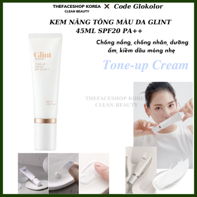 Kem Dưỡng Nâng Tông Chống Nắng Glint By Vdivov Tone-Up Cream SPF20 PA++ 45ml