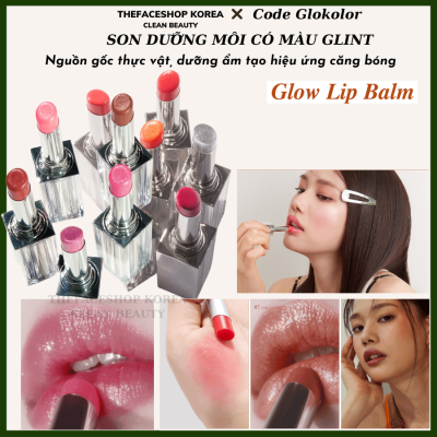  Son dưỡng môi có màu dưỡng ẩm tạo hiệu ứng căng bóng Glint Glow Lip Balm 3g