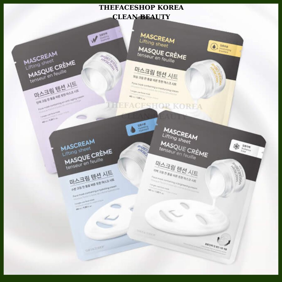 Mặt Nạ Giấy THE FACE SHOP MASCREAM LIFTING SHEET MASK